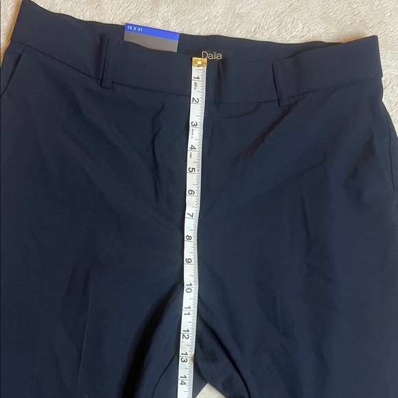 NWT Women's Navy Wide-Leg Dress Pants sz 10 x 31 - Picture 3 of 7